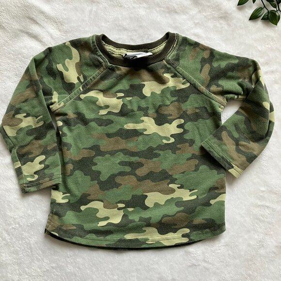 Tommy Bahama Long Sleeve Tee 2T | Green Camo Play - Picture 1 of 14
